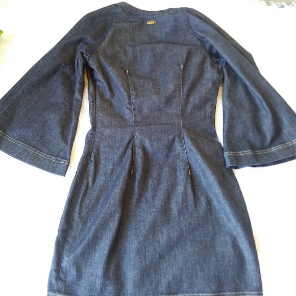 K. ROQUE Women's Dress Blue Denim Size 4 - Picture 6 of 8